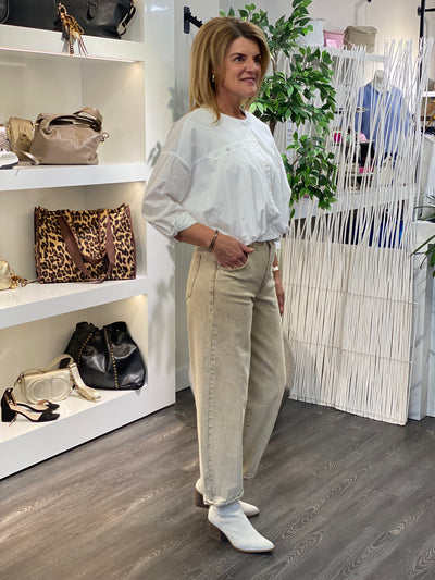 Redial Balloon Spijkerbroek RD9157-11 zand