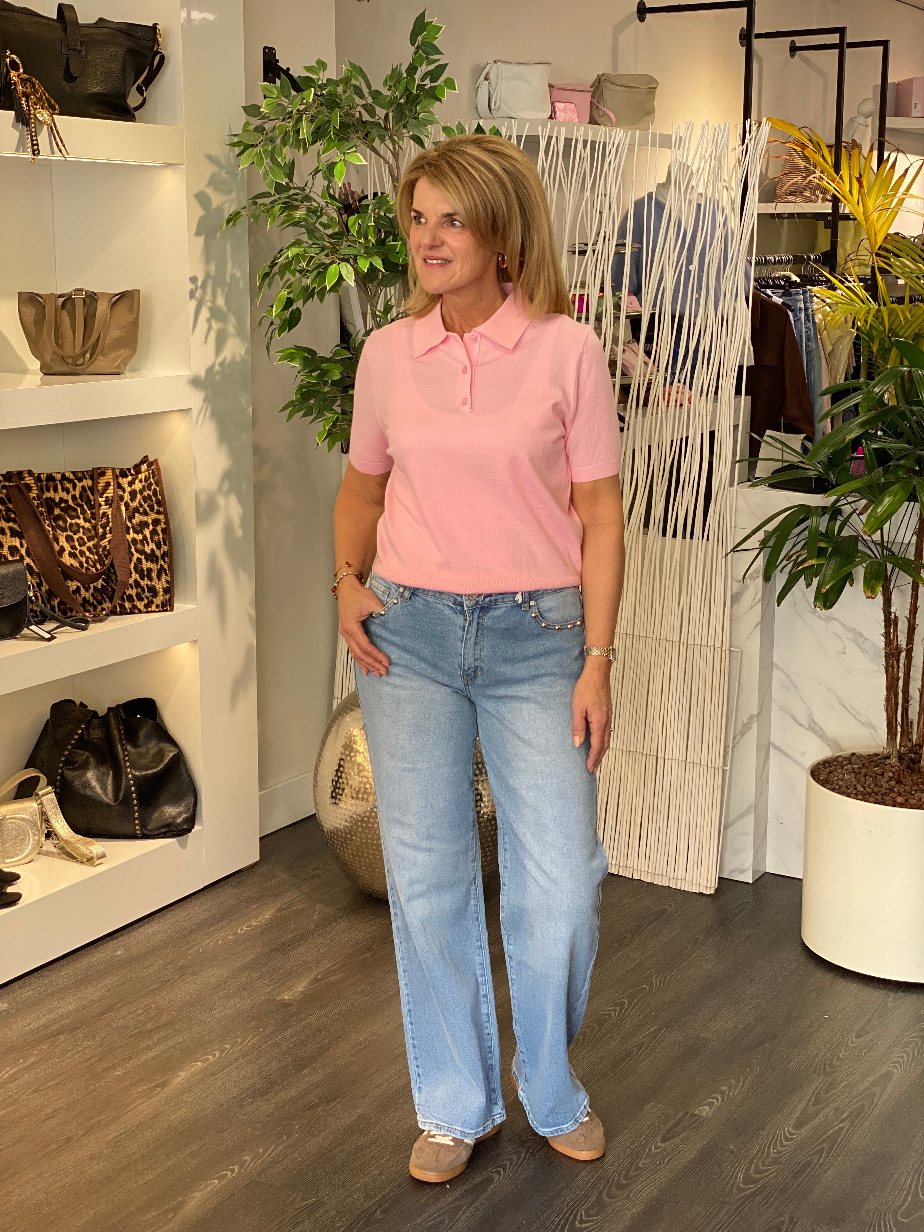 Polo Shirt 26SPL027 roze