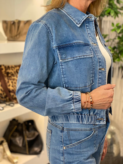 Red Button Juno Jacket Denim lightstone