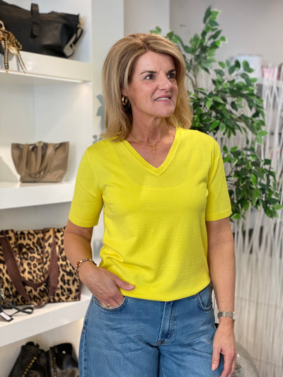 NED Vils 1/2 SS Top vibrant yellow