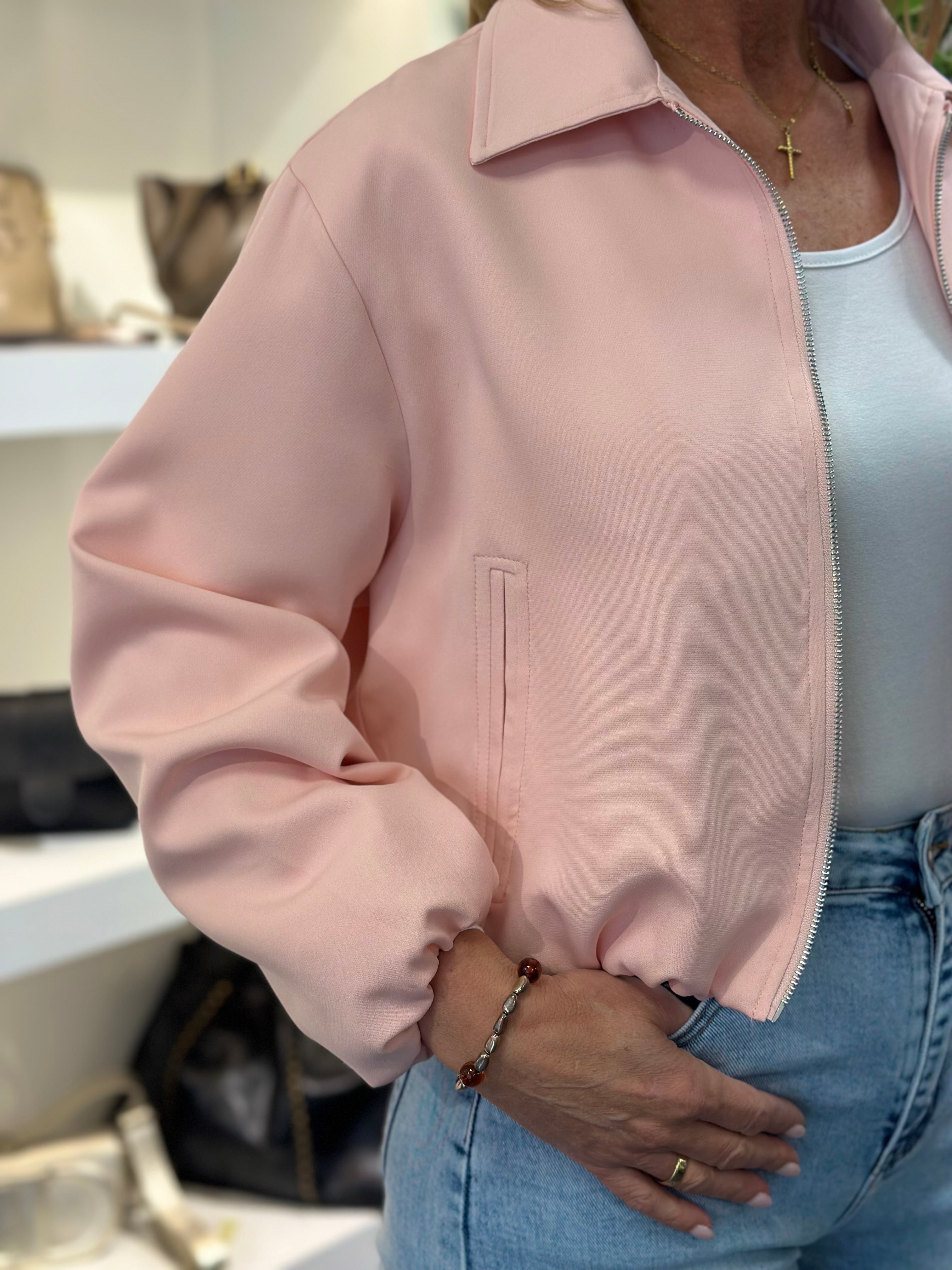 Aikha Fashion Bomberjack 08-3592 roze