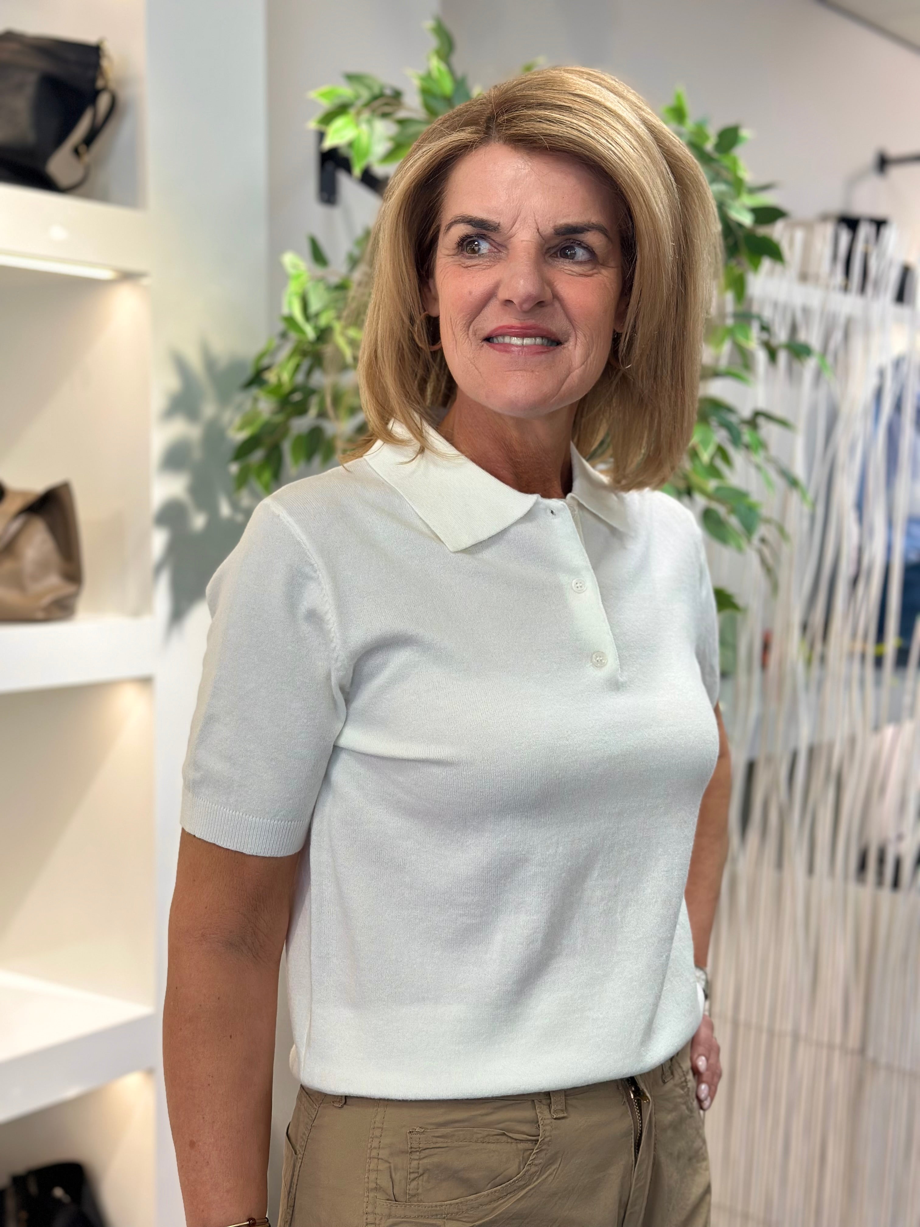 Polo Shirt 26SPL027 off white