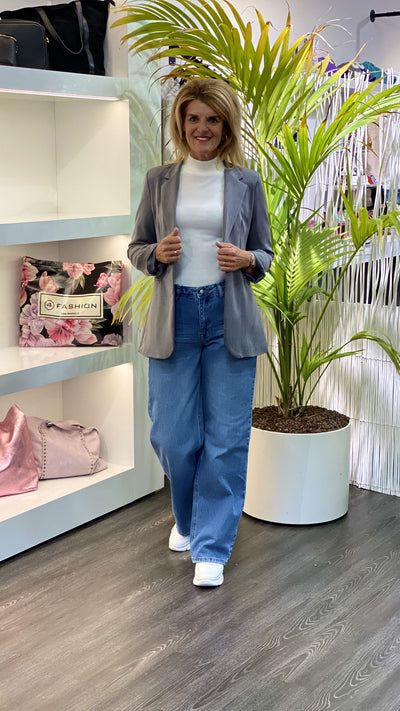 Forza Halflange Blazer grijs