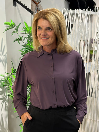 Mi Piace Blouse Oversized Light 202863 Plum Perfect