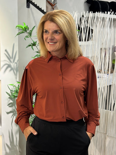 Mi Piace Blouse Oversized Light 202863 Fired Brick