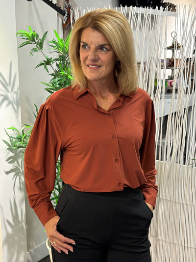 Mi Piace Blouse Oversized Light 202863 Fired Brick