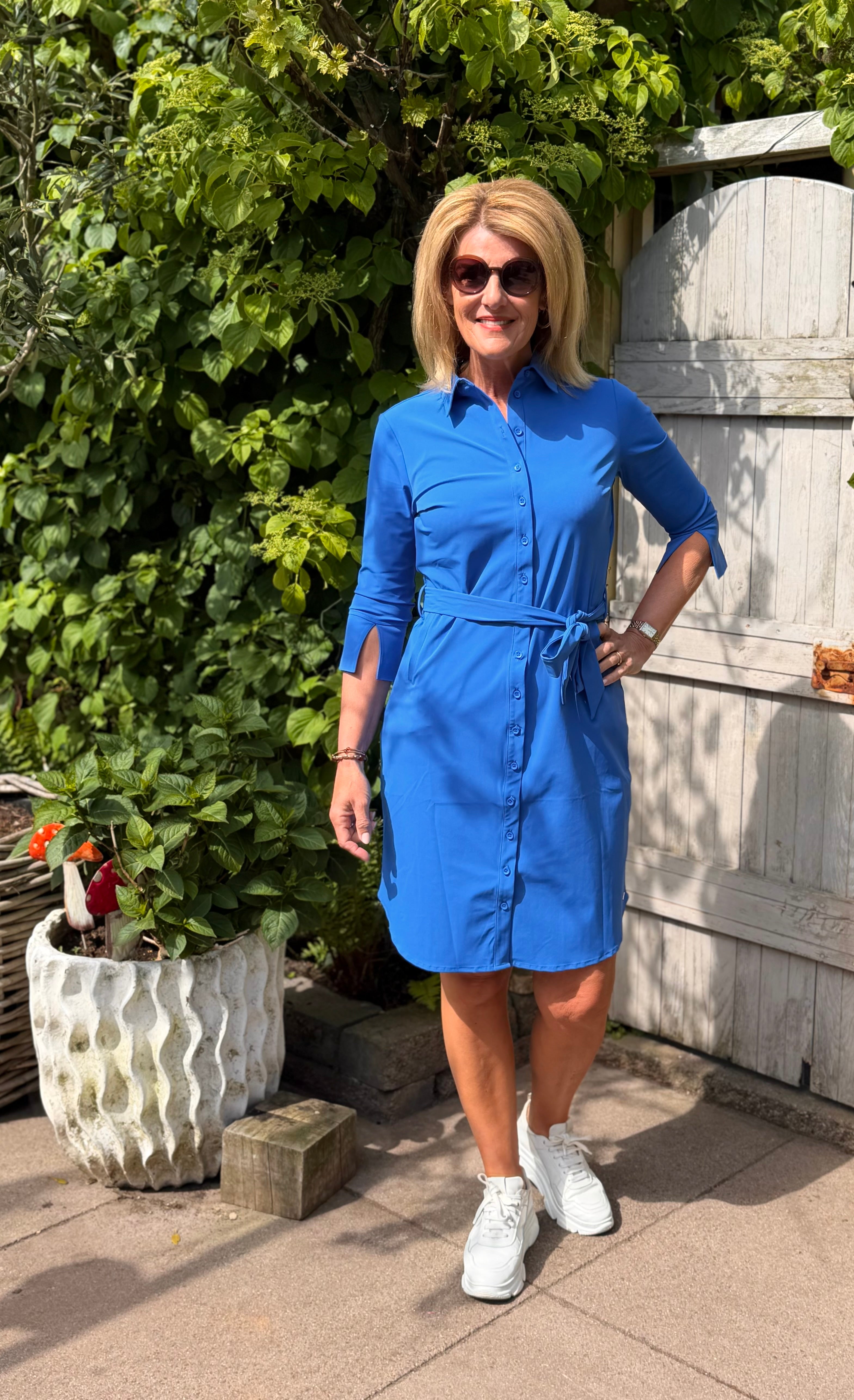 Mi Piace Travelstof Jurk 202092 nautic blue
