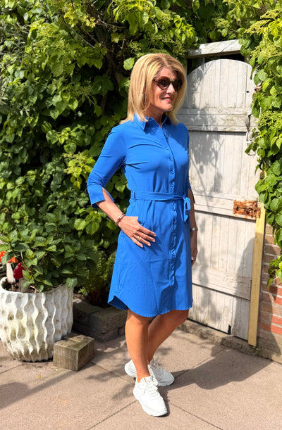 Mi Piace Travelstof Jurk 202092 nautic blue