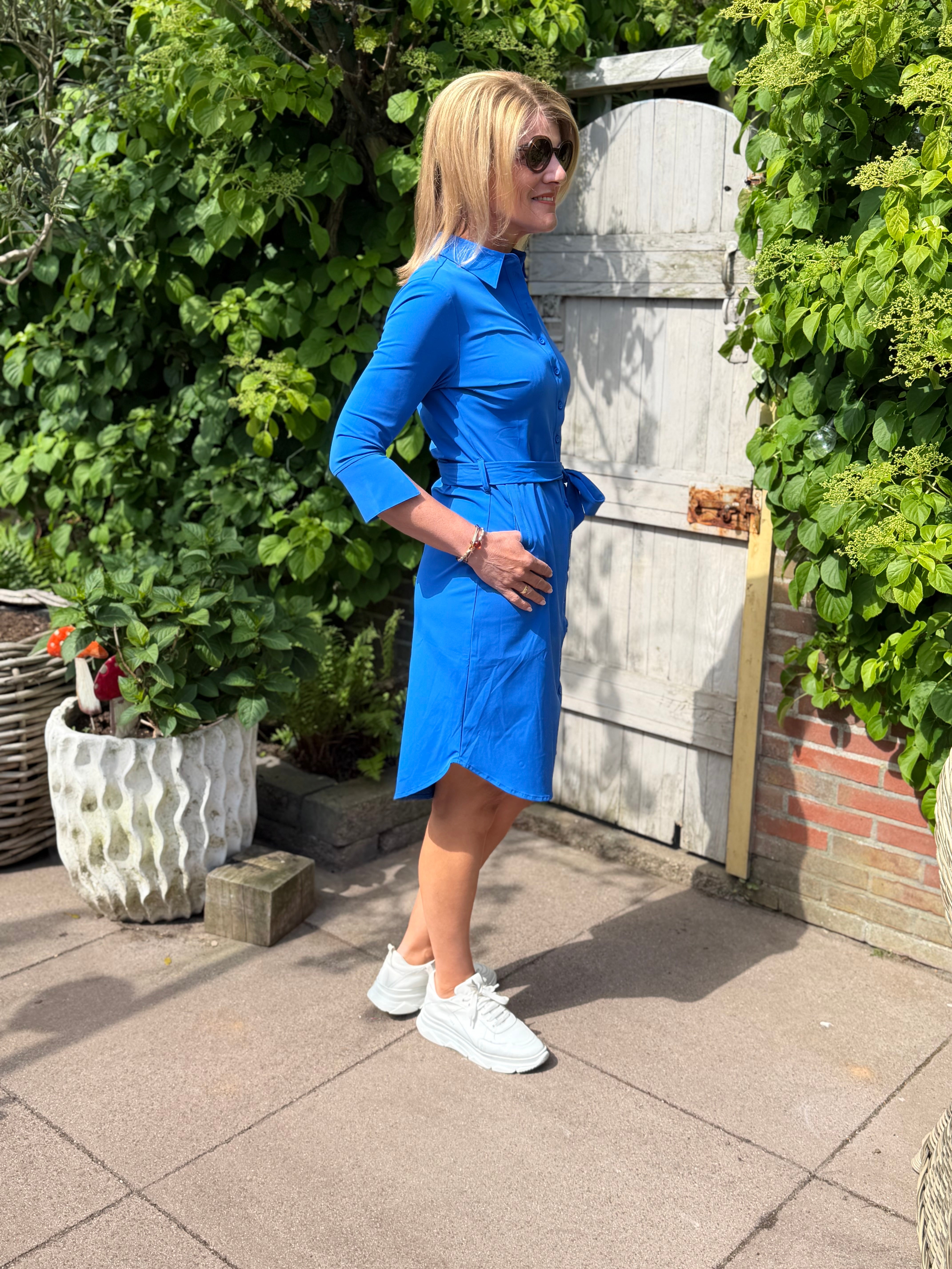 Mi Piace Travelstof Jurk 202092 nautic blue