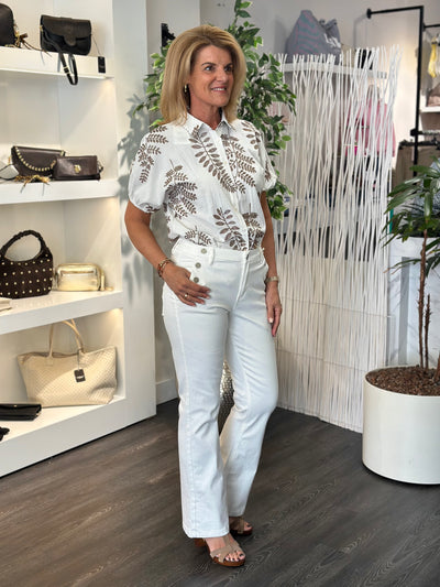 Red Button Bibette Off-White & Buttons Broek L33 offwhite
