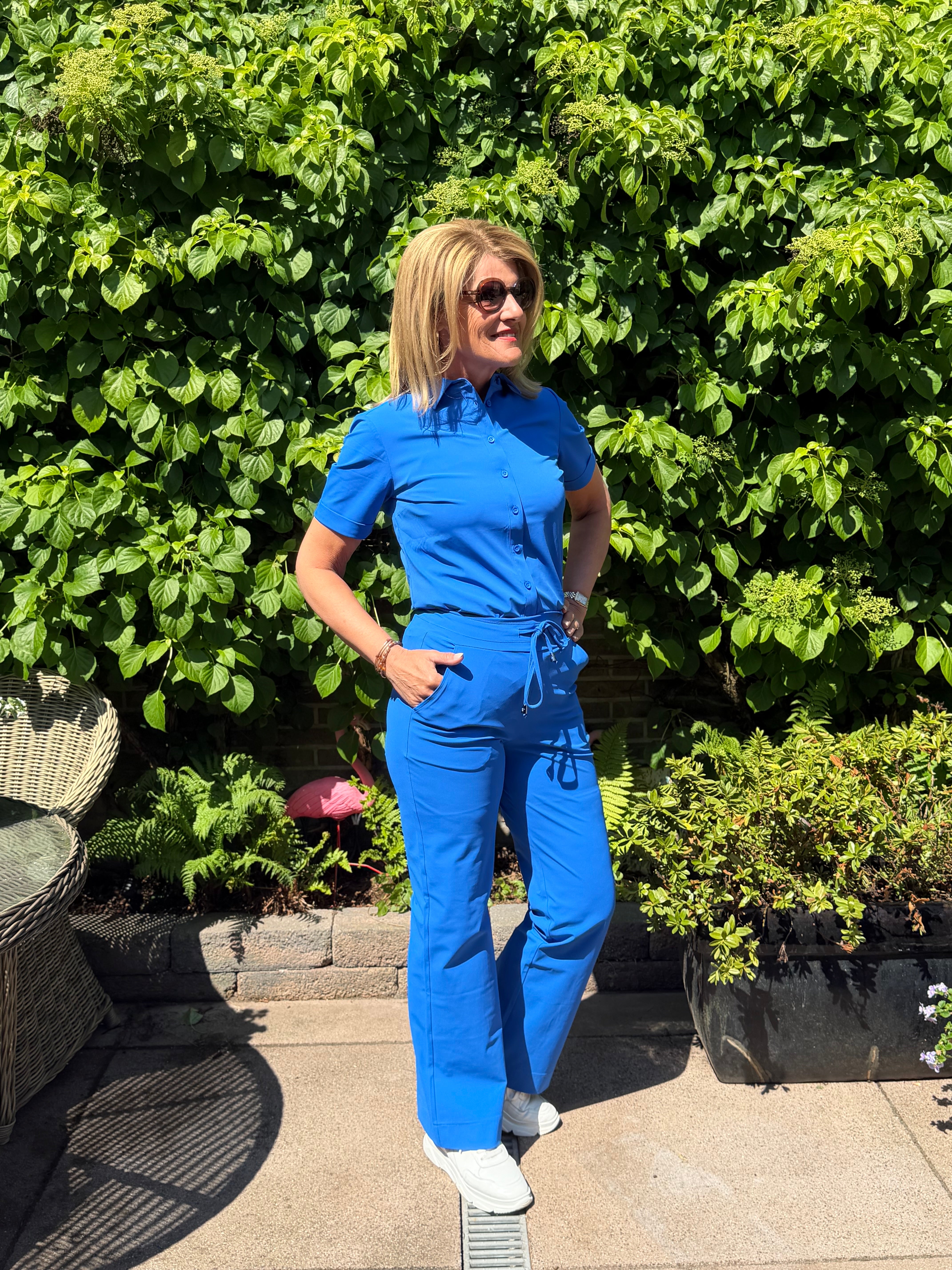 Mi Piace Travelbroek Recht Model 202089 nautic blue
