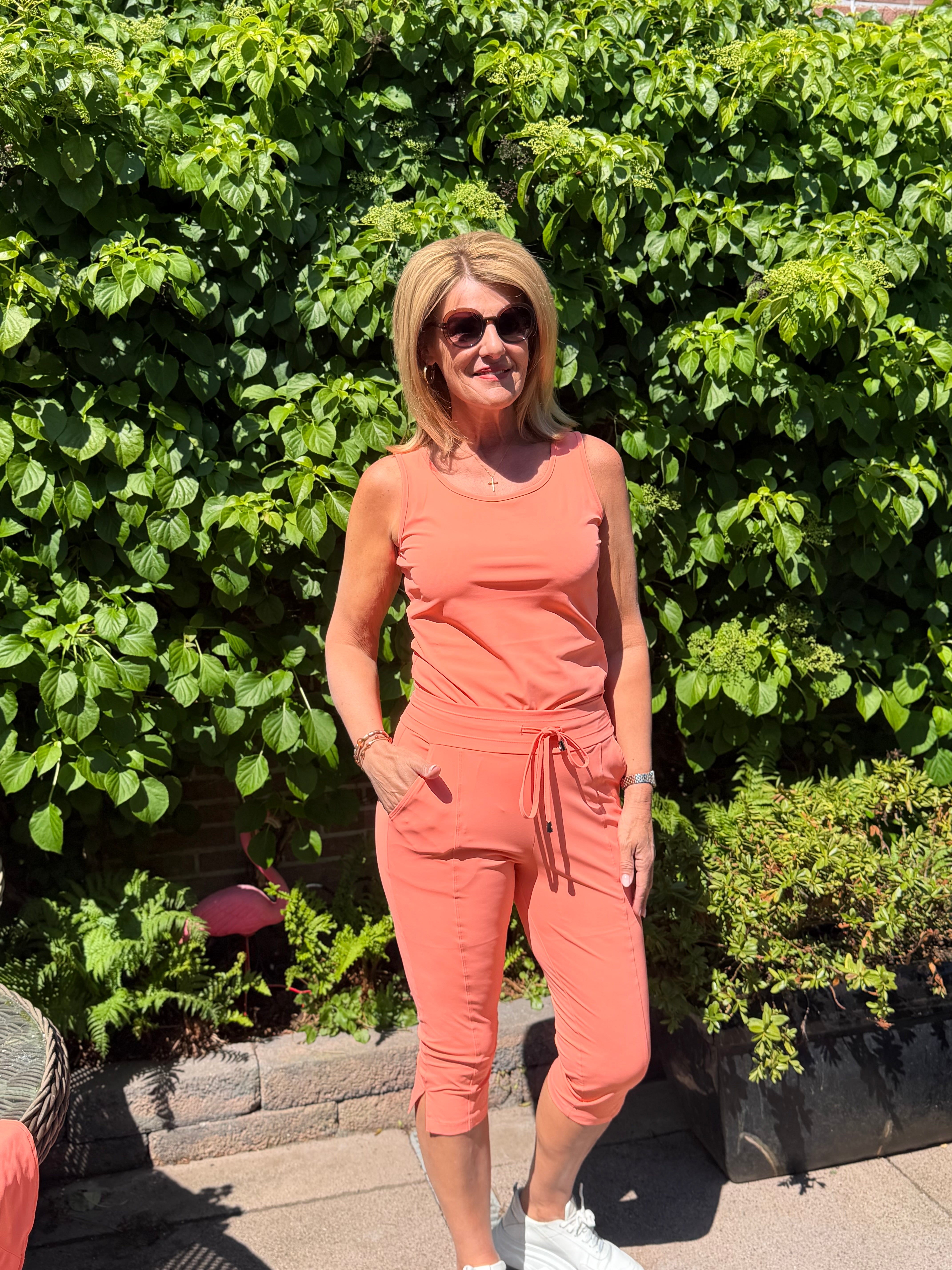 Mi Piace Travelstof Top 202027 coral