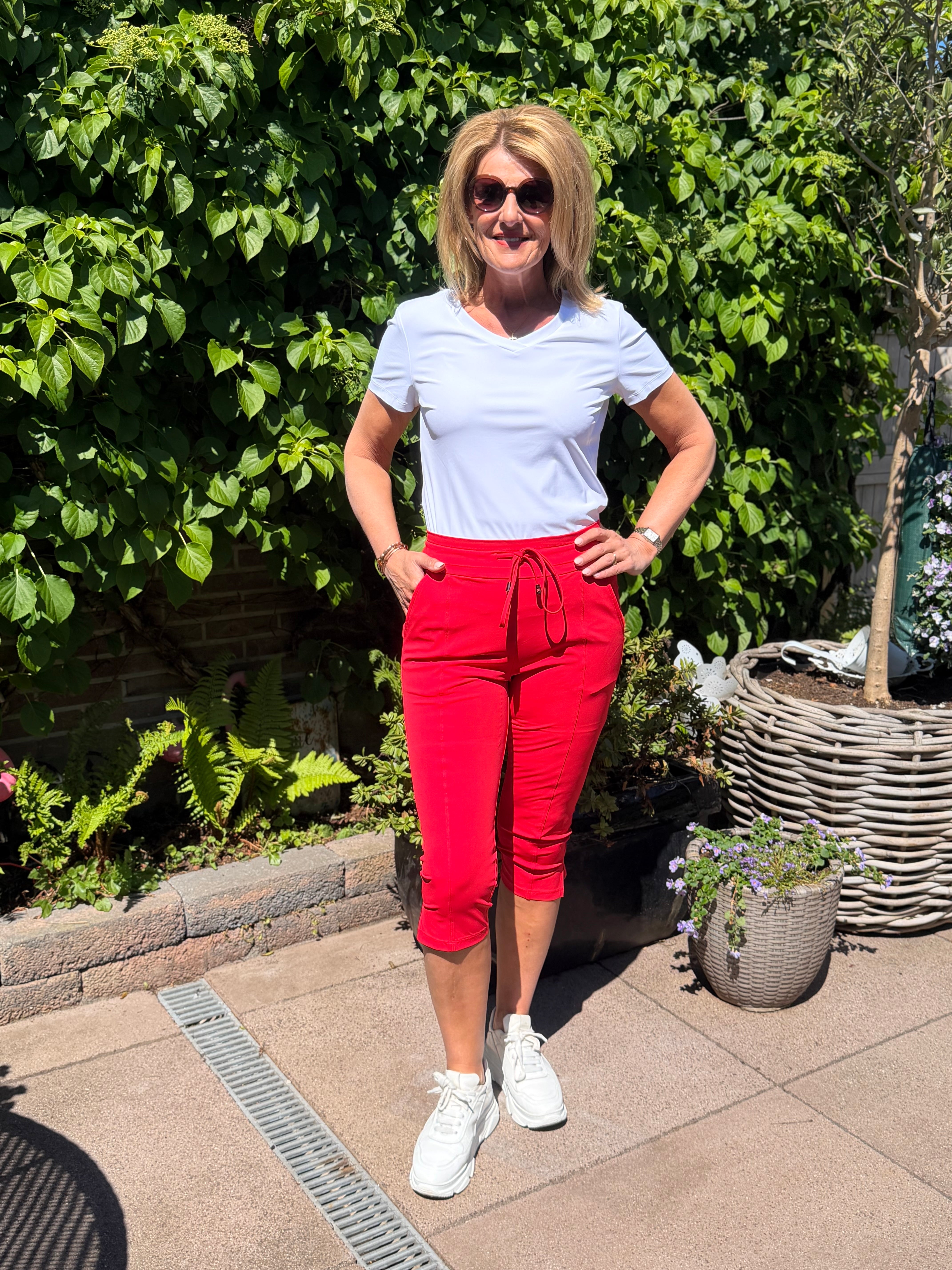 Mi Piace Travel Capri Broek Split 202820 rood