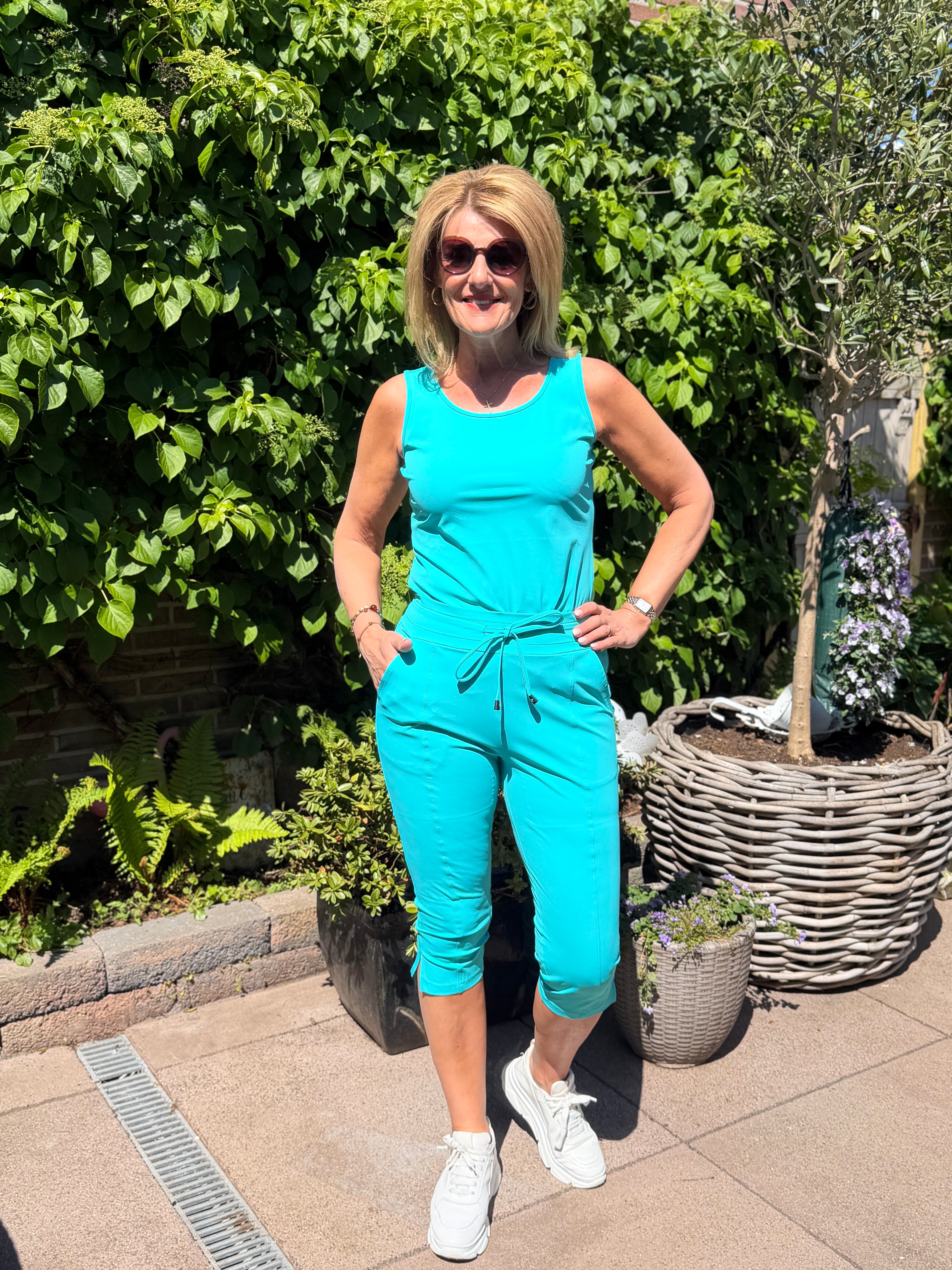 Mi Piace Travel Capri Broek Split 202820 virvidian green