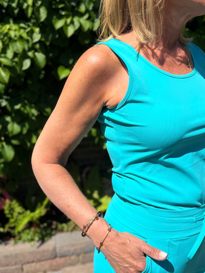 Mi Piace Travelstof Top 202027 virvidian green