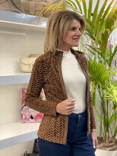 Luhta Halmeniemi Fleece Vest bruin