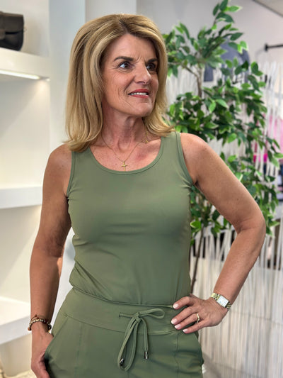 Mi Piace Travelstof Top 202027 olive