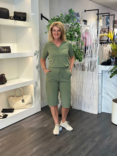 Mi Piace Travelstof Shirt Kant 202813 olive