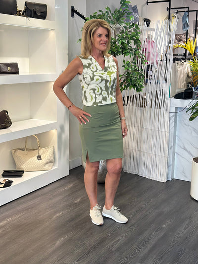 Mi Piace Travel Korte Rok 60810 olive