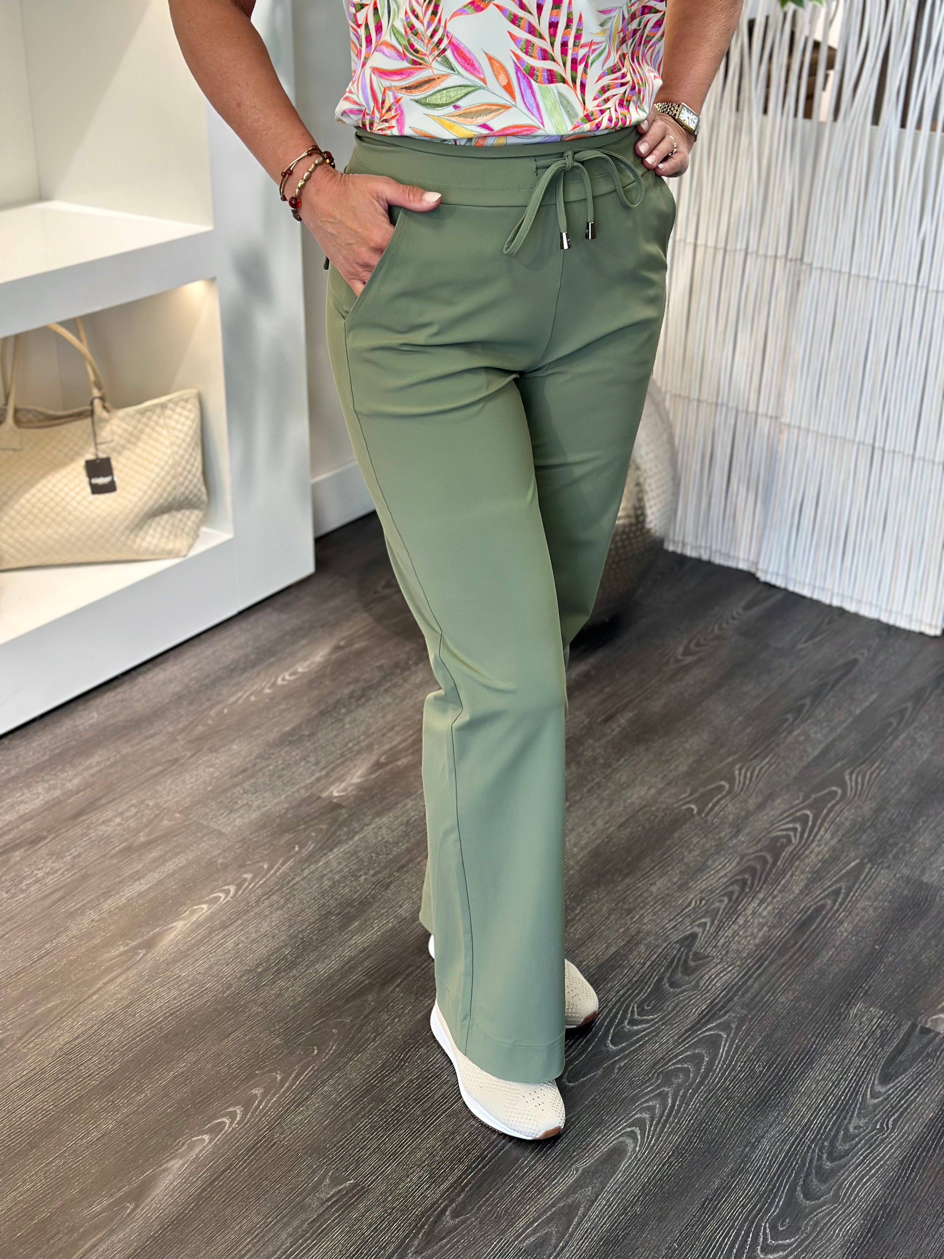 Mi Piace Travelbroek Recht Model 202089 olive
