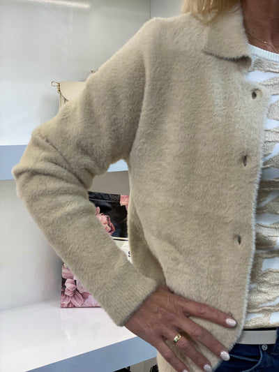 Maicazz Kristy Vest fluffy light sand