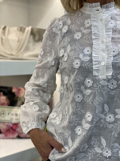 Freequent Darana Blouse off white