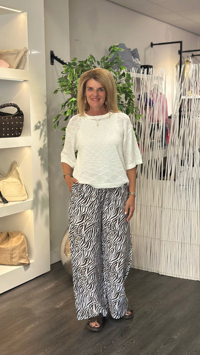 Freequent Vicki Pullover brilliant white