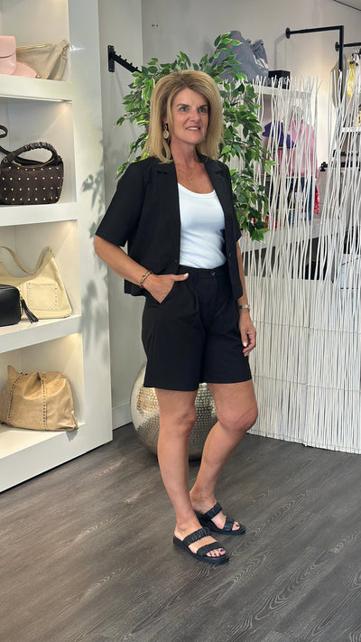Freequent Maeve Shorts zwart