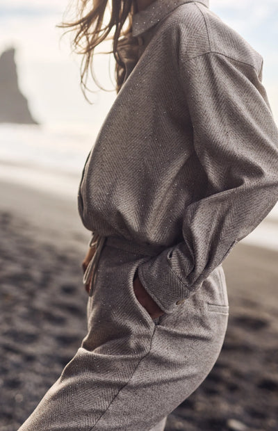 Nukus Lara Blouse Strass zand