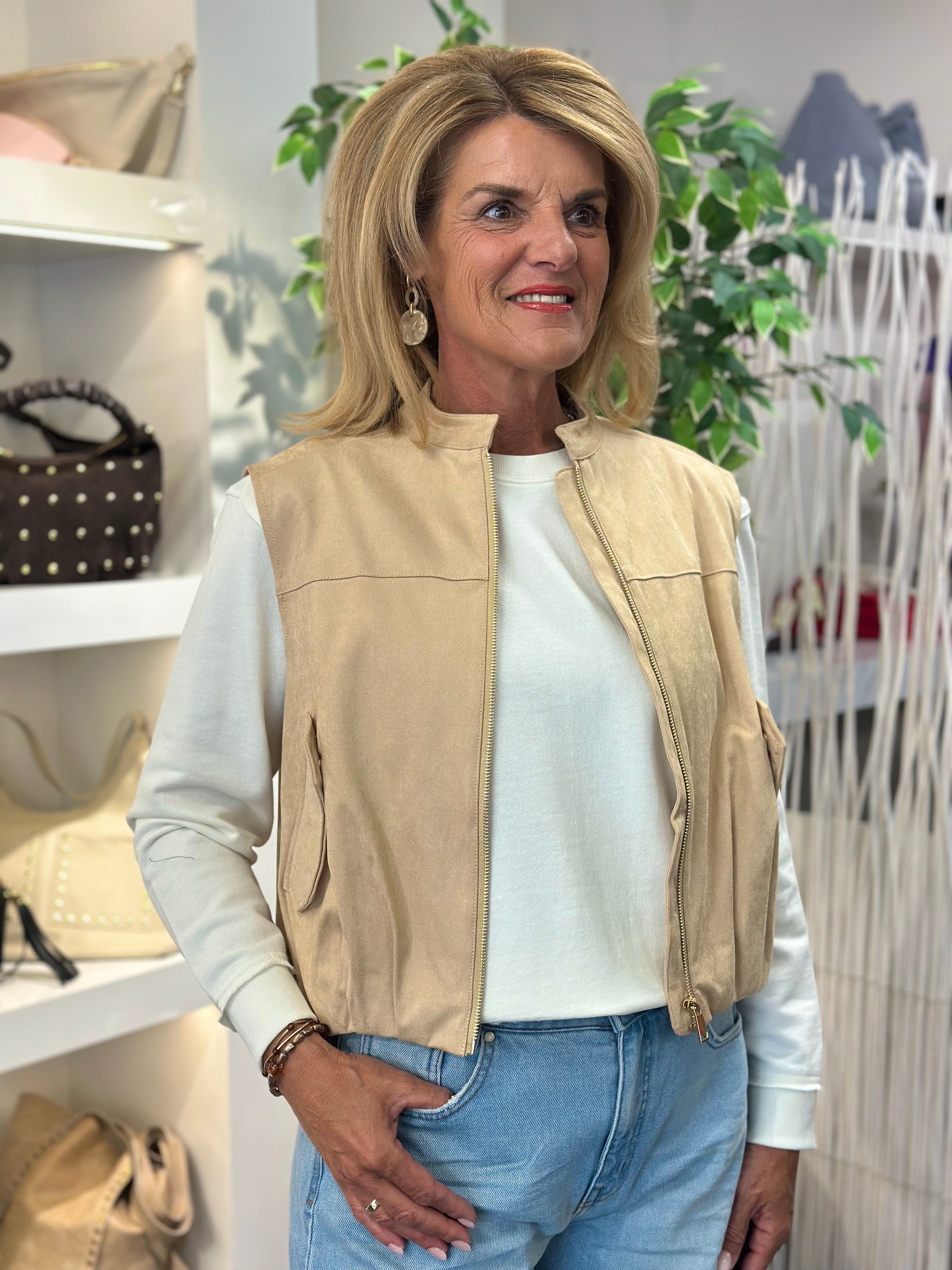 Maicazz Silett Gilet sand