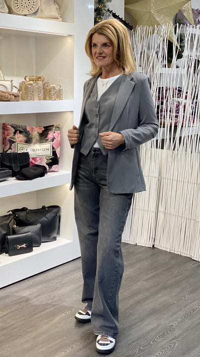 Forza Halflange Blazer grijs