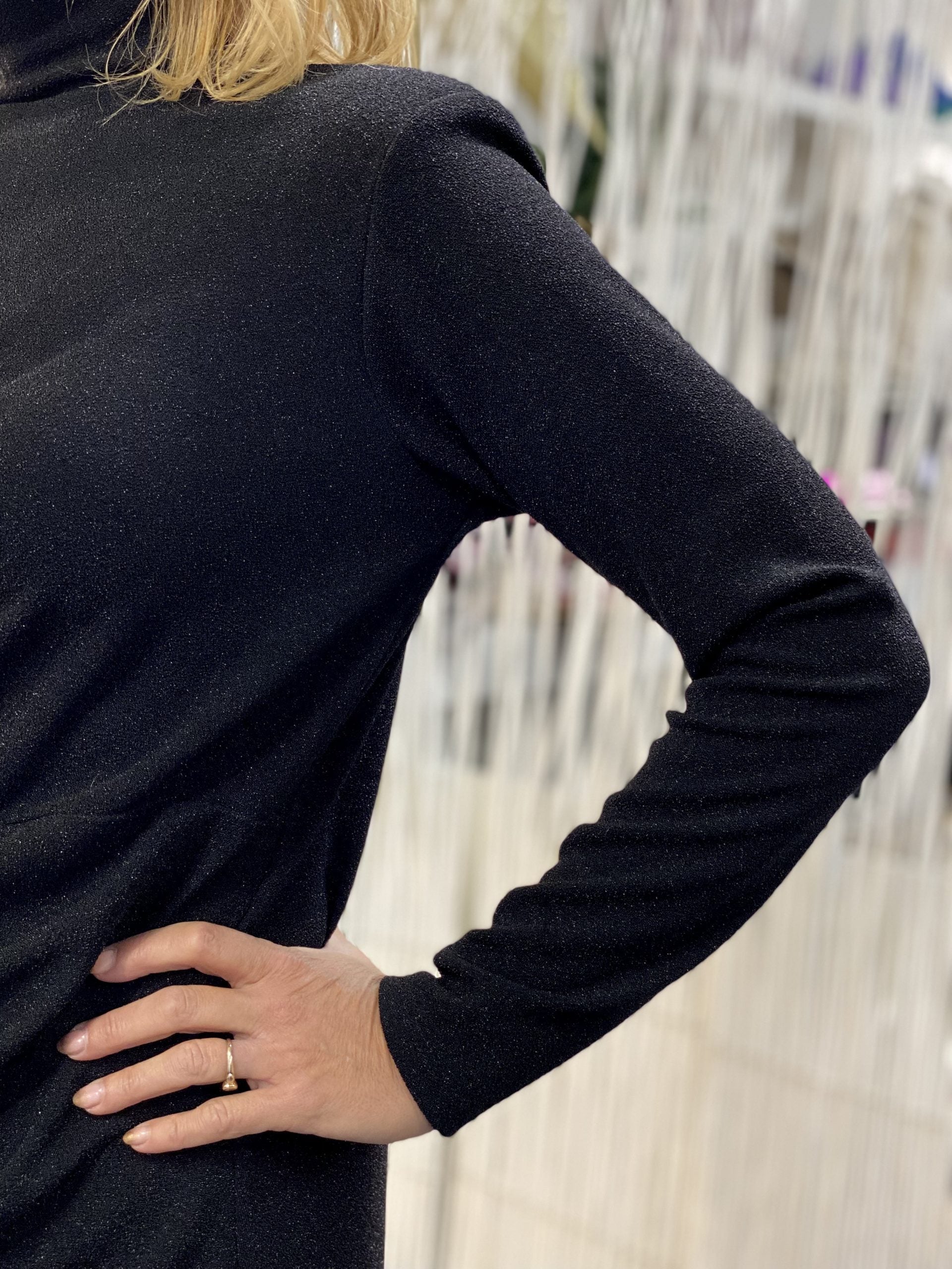 Musthaves by Elja Jurk zwart glitter