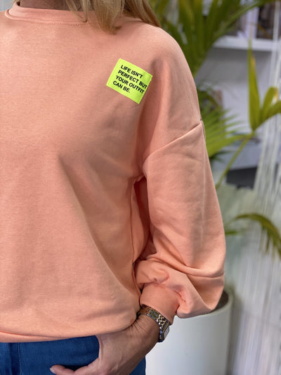 Azzurro Zachte Sweater 4280-5 peach