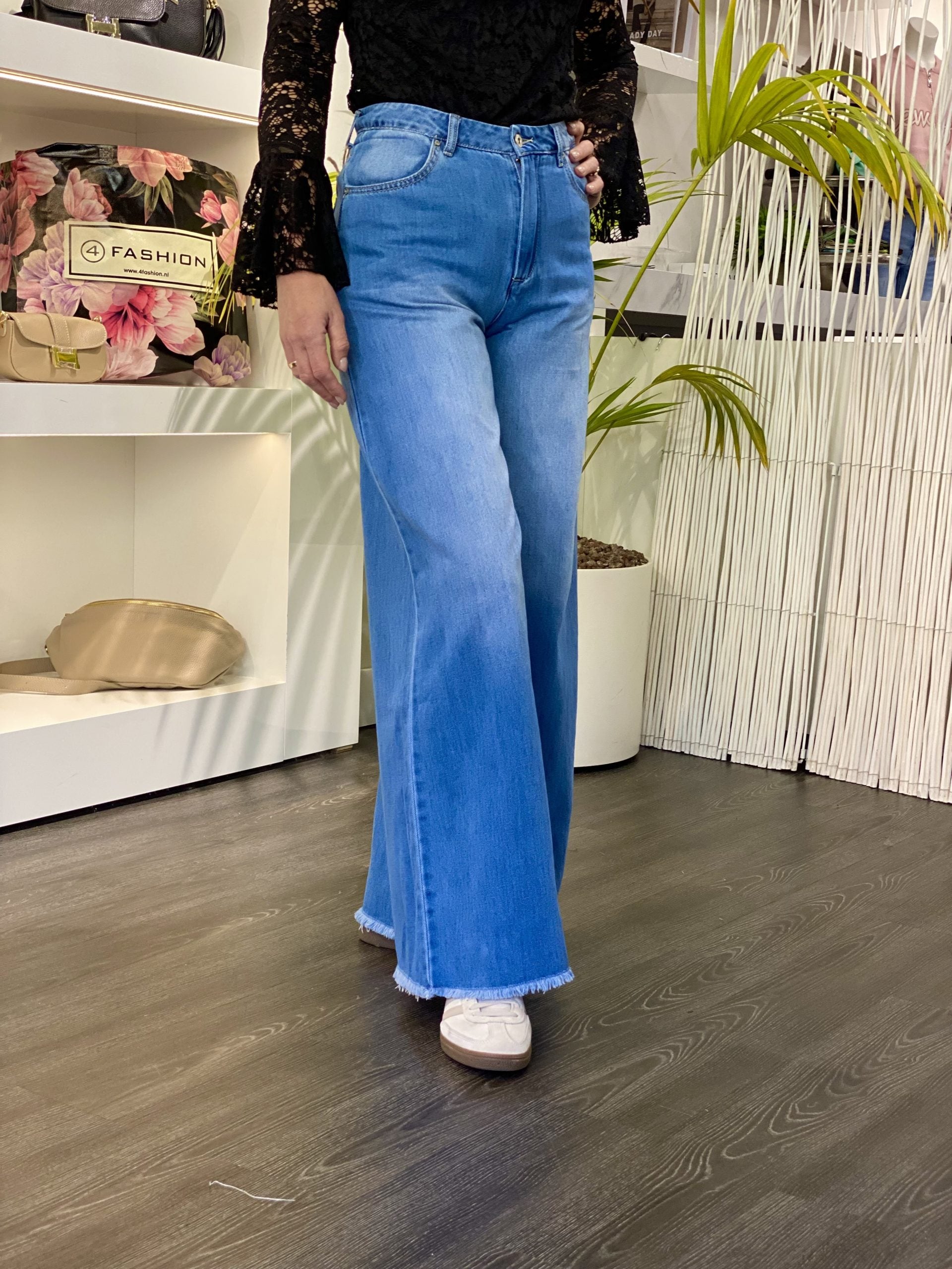 Place Du Jour Wijde jeans Spijkerbroek 98757 denim blue