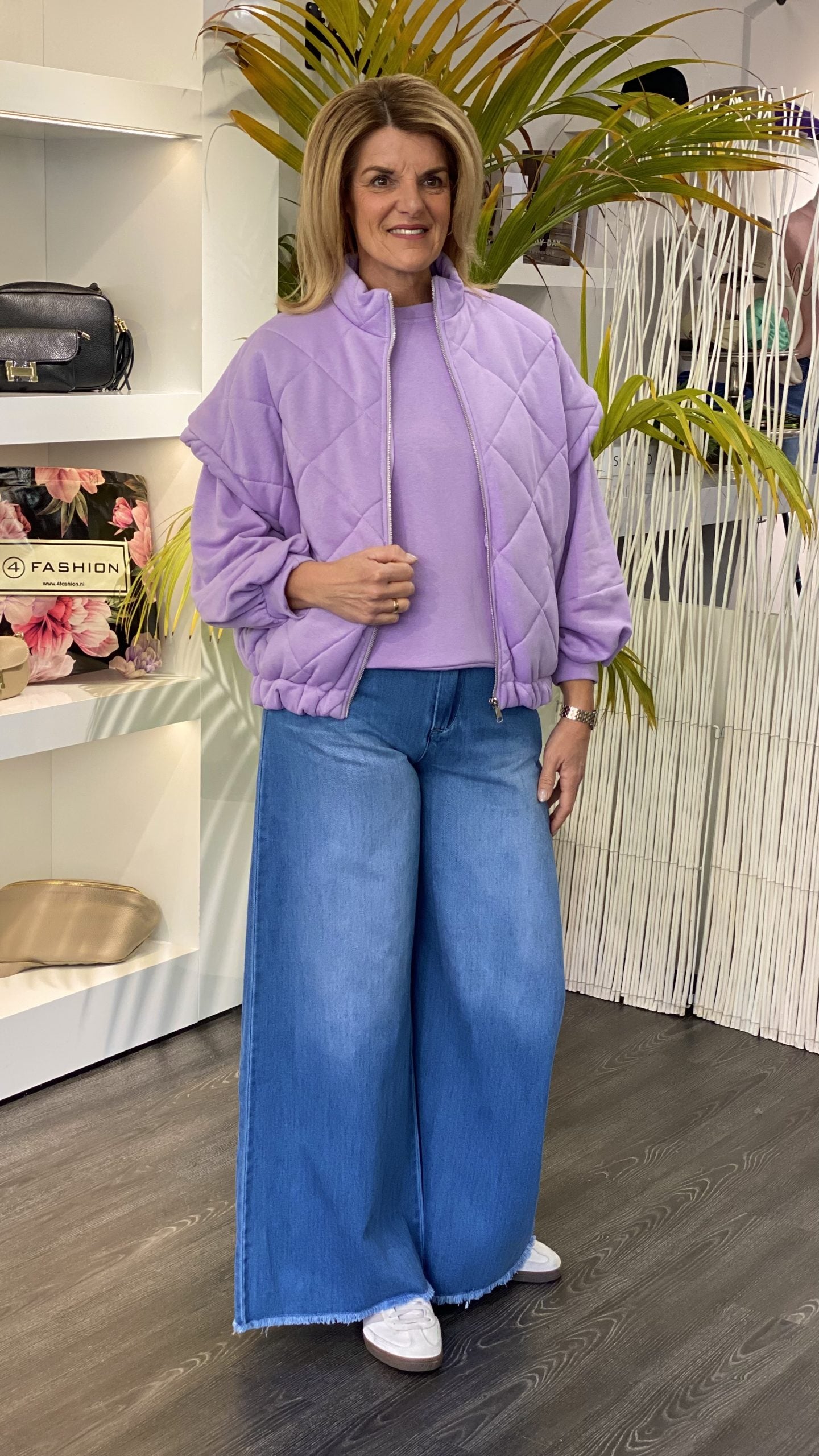 Azzurro Gilet Bodywarmer Livv 6548 lila