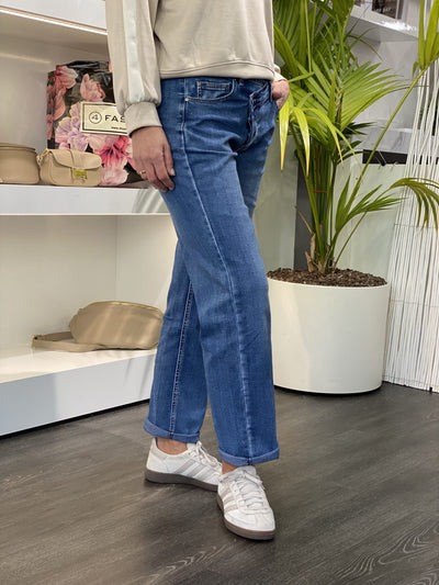 Place Du Jour jeans Spijkerbroek Mom Jeans 98712-J authentic blue