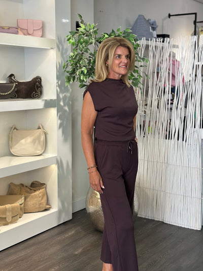 SoyaConcept Banu 33 Broek dark plum