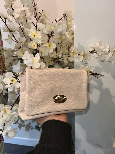 Fenna Tas Leer ecru T406