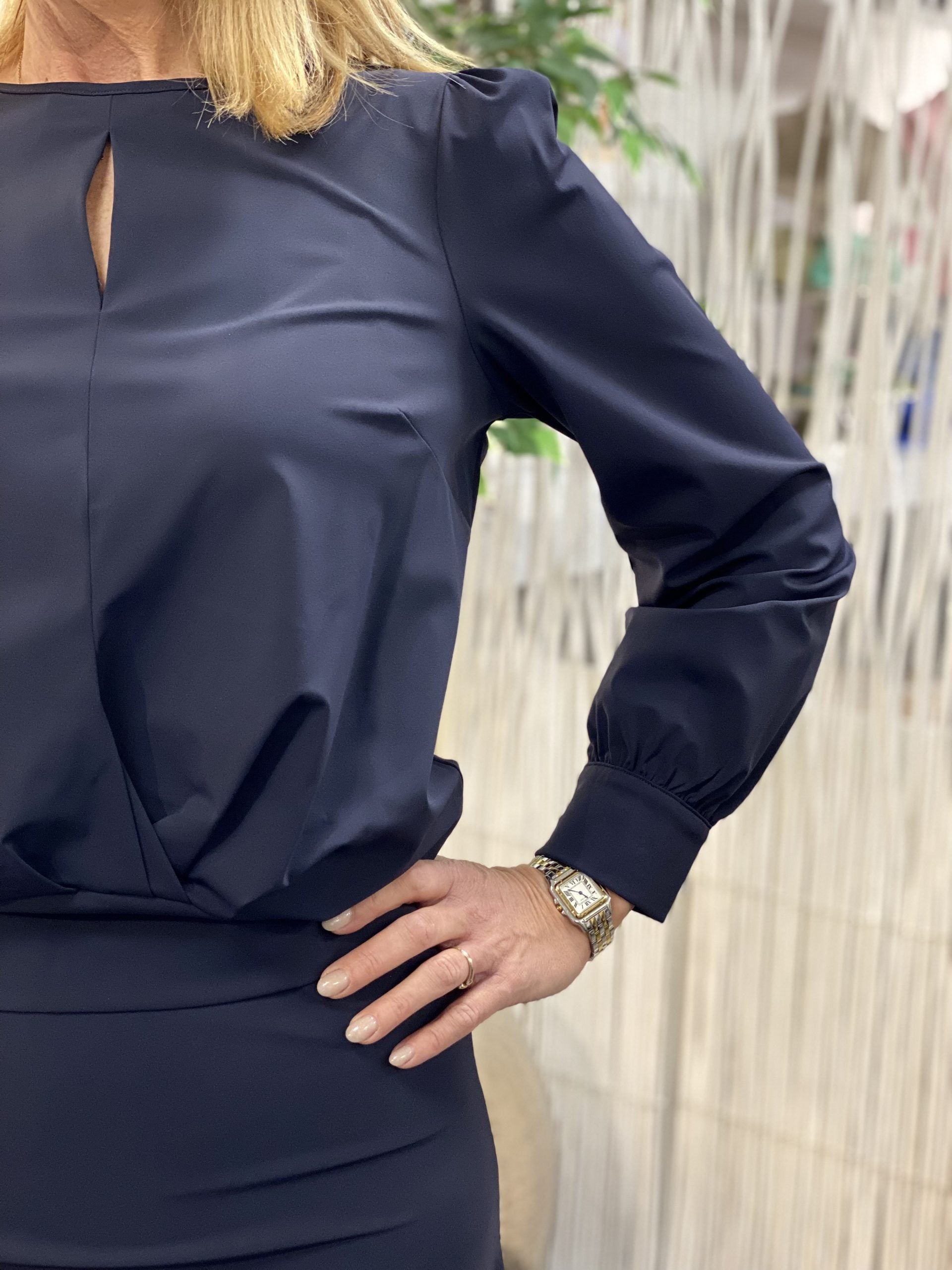 Mi Piace Travelstof top donkerblauw 202533