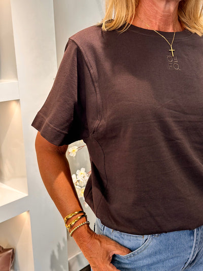 Freequent Saida Pullover mole brown/desert taupe
