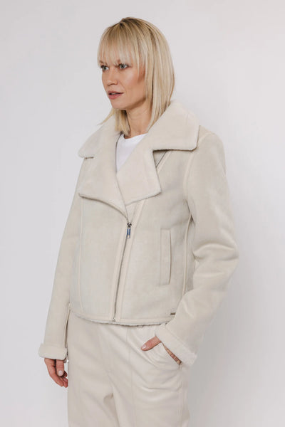 Rino & Pelle Juno Biker jas  Jacket birch