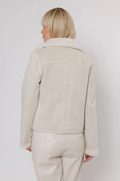 Rino & Pelle Juno Biker jas  Jacket birch