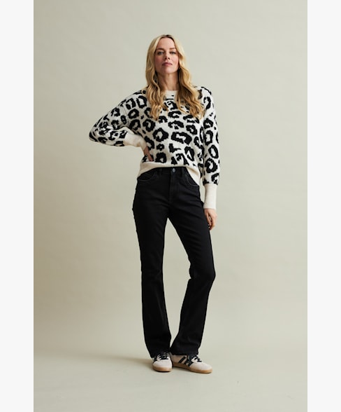 Red Button Babette Black Denim Flare Broek