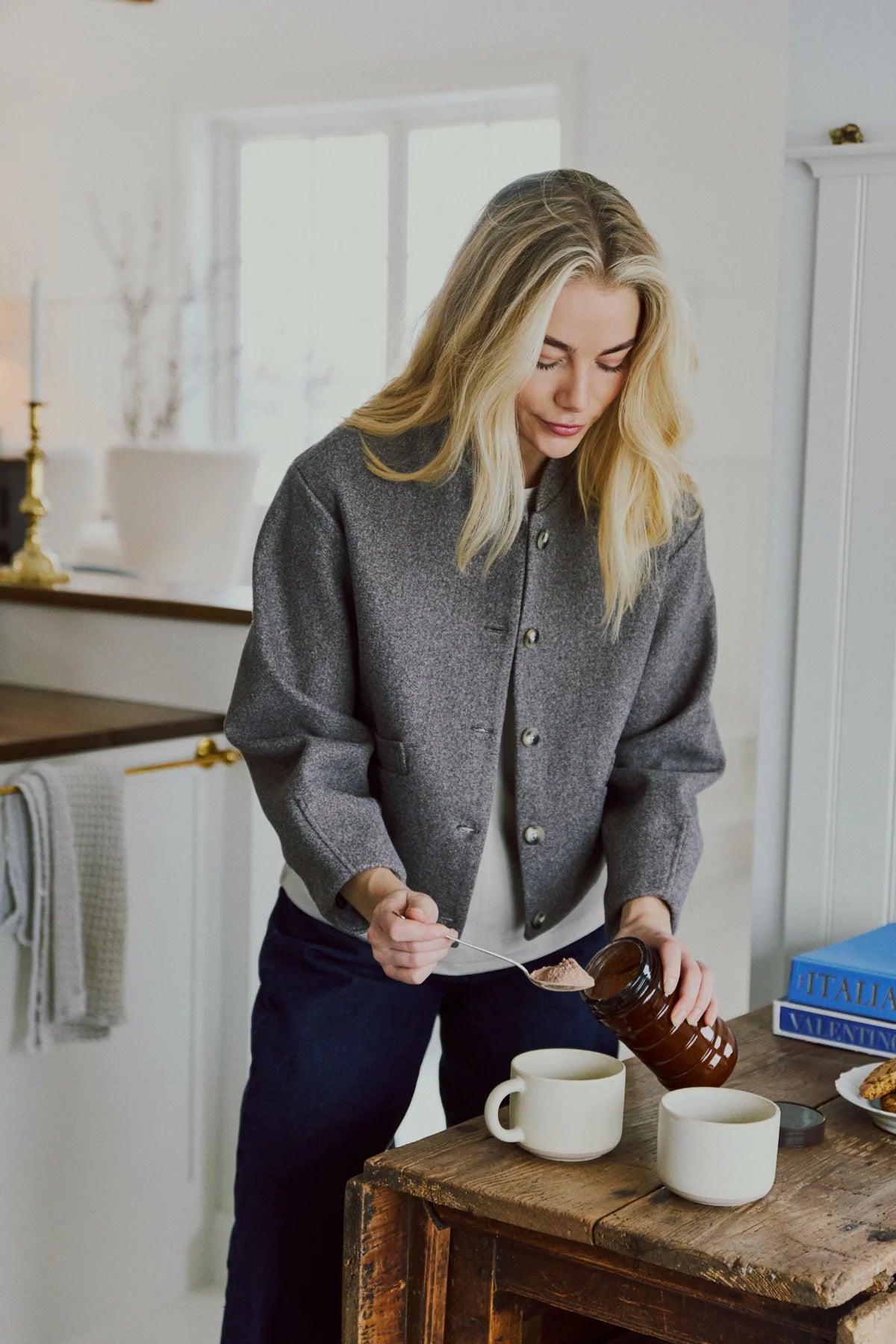 Freequent Esyanna Jacket morel melange