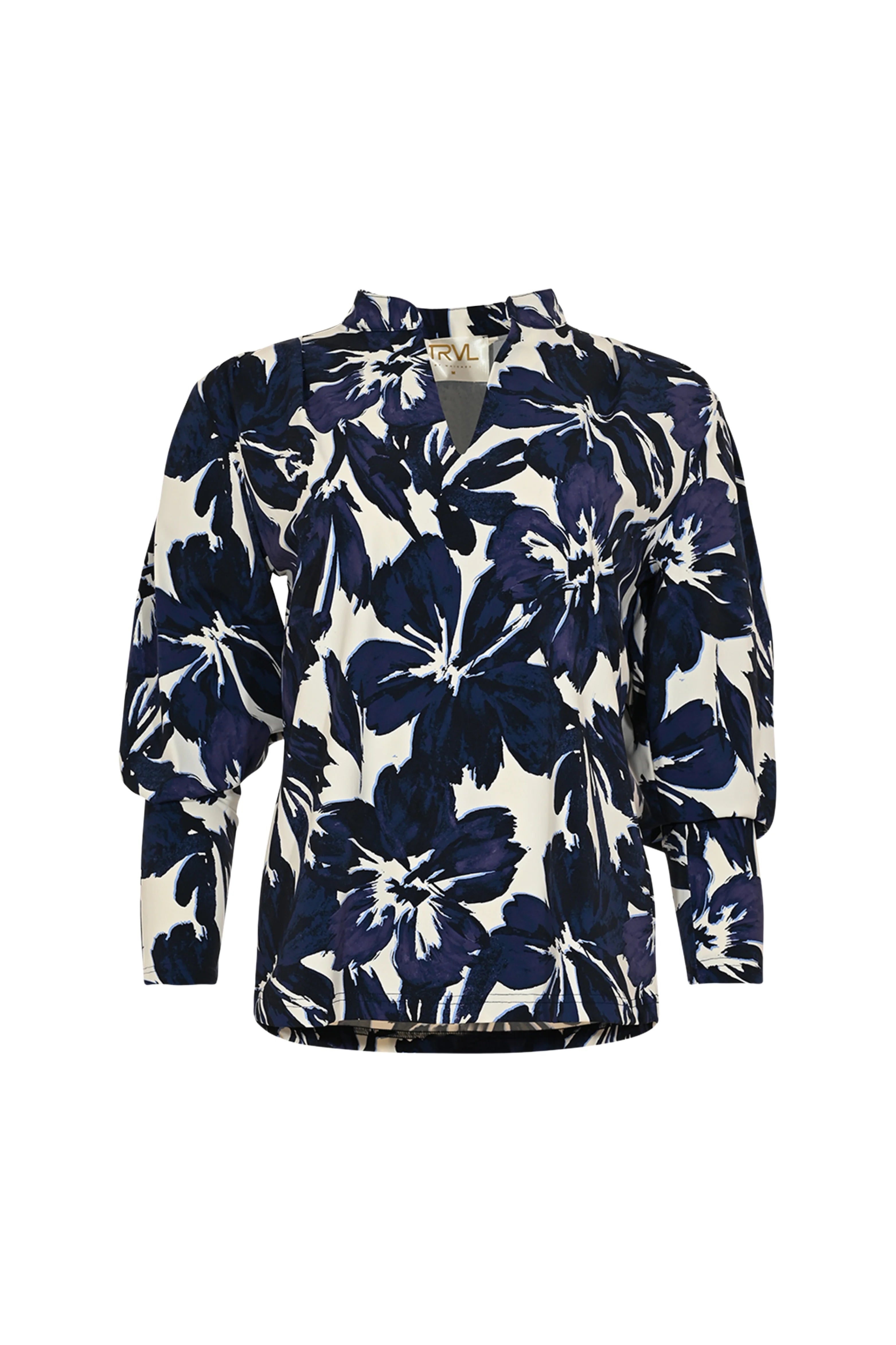 Maicazz Dieke Top blue flower