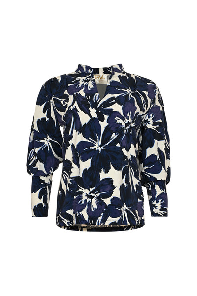 Maicazz Dieke Top blue flower