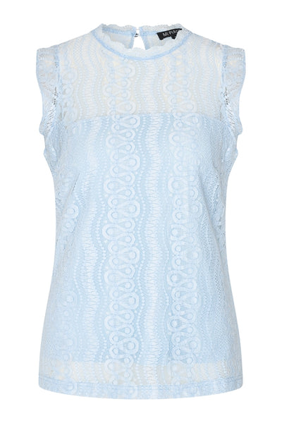 Mi Piace kantenTravelstof Top licht blauw 202486