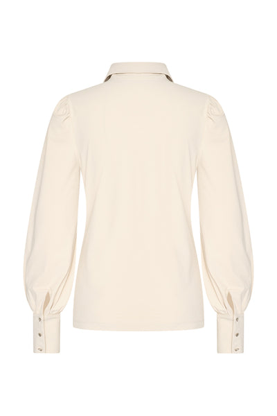 Mi Piace Travelstof Polo Top met Lichte Pofmouw 202530 kit