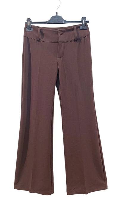 Bruine broek  strech