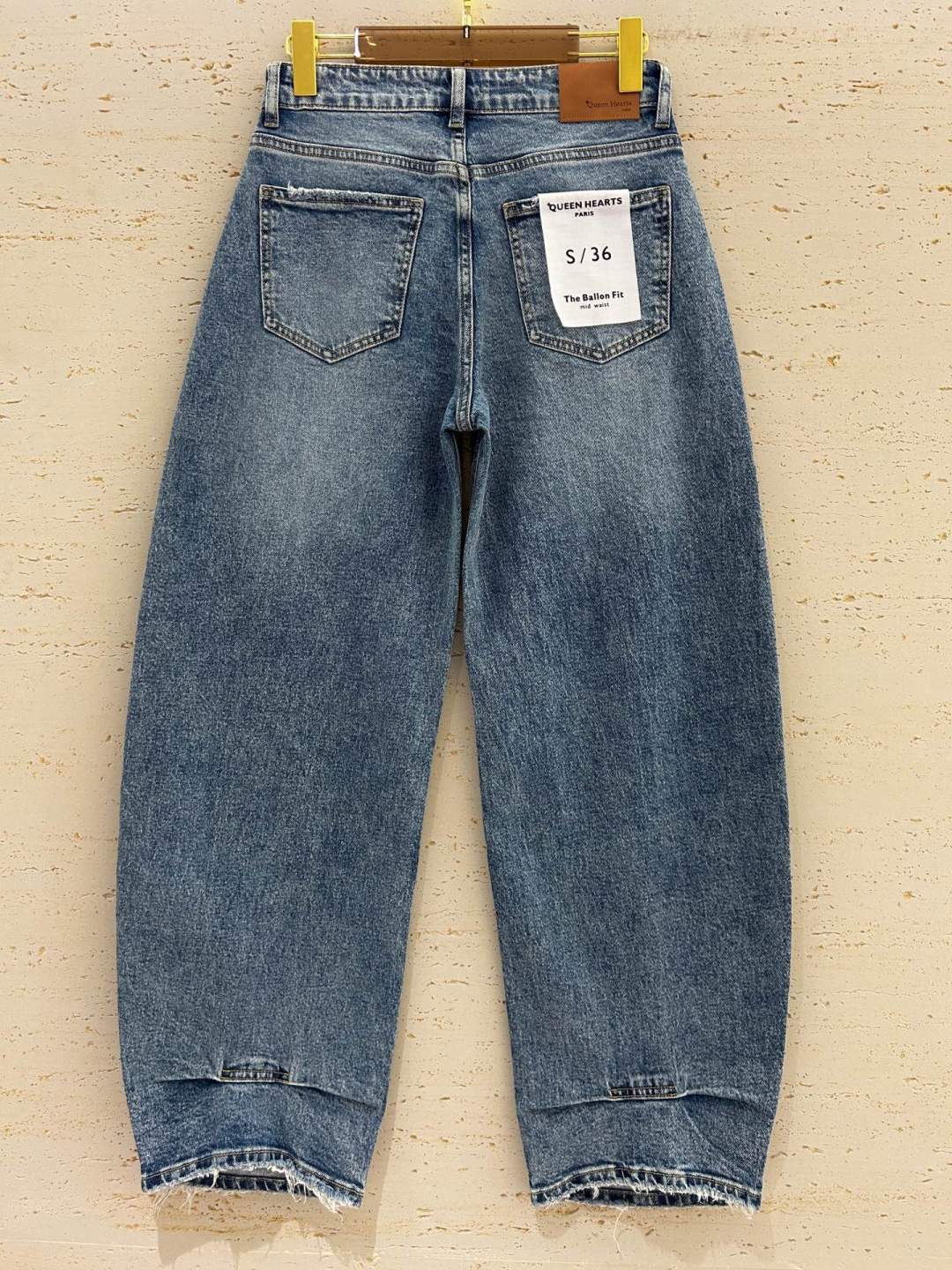 Queen Hearts barrel Jeans Broek 3968-1